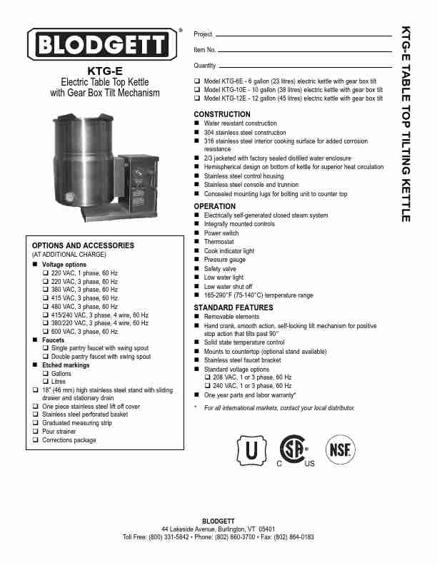 Blodgett Hot Beverage Maker KTG-12E-page_pdf